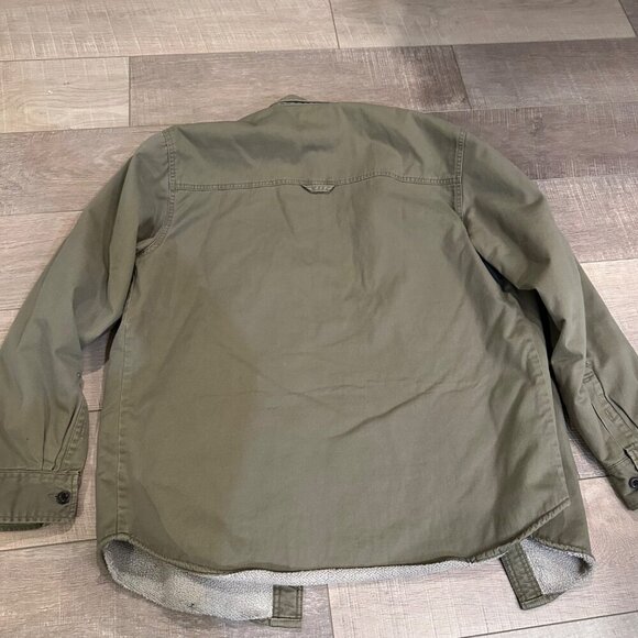 LEVI STRAUSS AND CO MENS MEDIUM HEAVY FLEECE LINED SHIRT MEDIUM - Picture 8 of 8